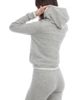 USPA Women's Wool/Poly Hoodie Sweatshirt Grey