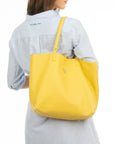 USPA Malibu Reversible Large Tote Bag Lemon