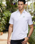 Men's Micropoly Performance Polo Palm Tree Print