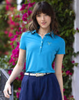 Women's Micropoly Performance Polo Teal