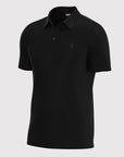 USPA Sport Men's Technical Stretch Polo Black