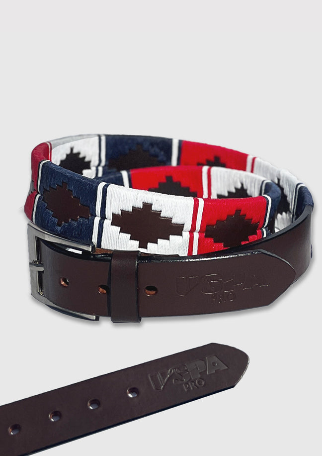 USPA Pro Gaucho Belt Brown