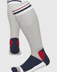 USPA Pro Performance over-the calf sock - White