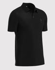 USPA Sport Men's Technical Stretch Polo Black