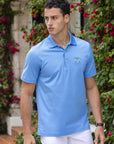 Men's Fine Mercerized Cotton Polo Maui w/ Multi-Color Logo