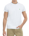 USPA Life Men's Short Sleeve T-shirt White