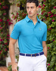 Men's Micropoly Performance Polo Teal