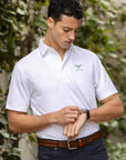 Men's Micropoly Performance Polo Palm Tree Print